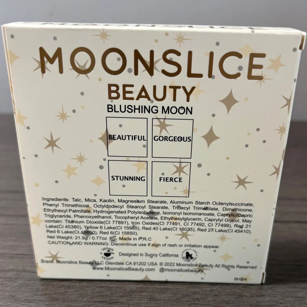 NEW Moonslice Beauty Blushing‎ Moon 4-Shade Blush Palette